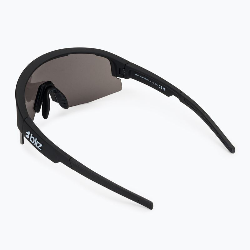 Okulary przeciwsłoneczne Bliz Matrix Small matte black/smoke silver mirror 2