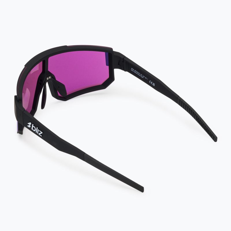 Okulary przeciwsłoneczne Bliz P005 matte black/nano optics violet blue multi 2