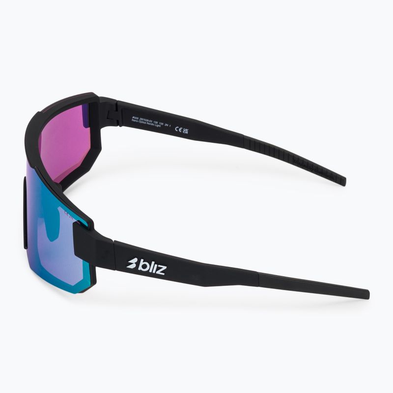 Okulary przeciwsłoneczne Bliz P005 matte black/nano optics violet blue multi 4