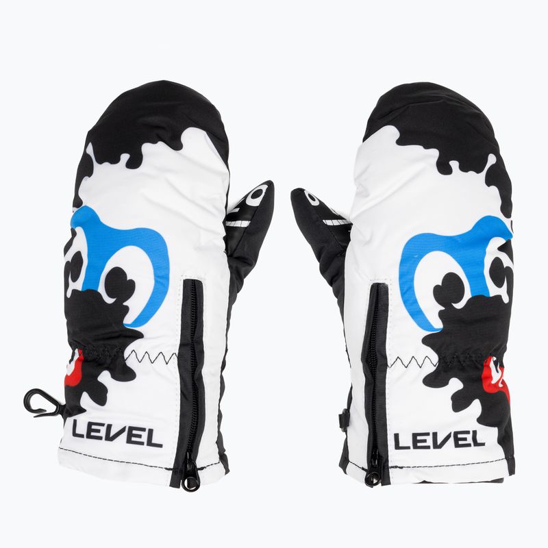 Rękawice narciarskie dziecięce Level Lucky Mitt pk white 2
