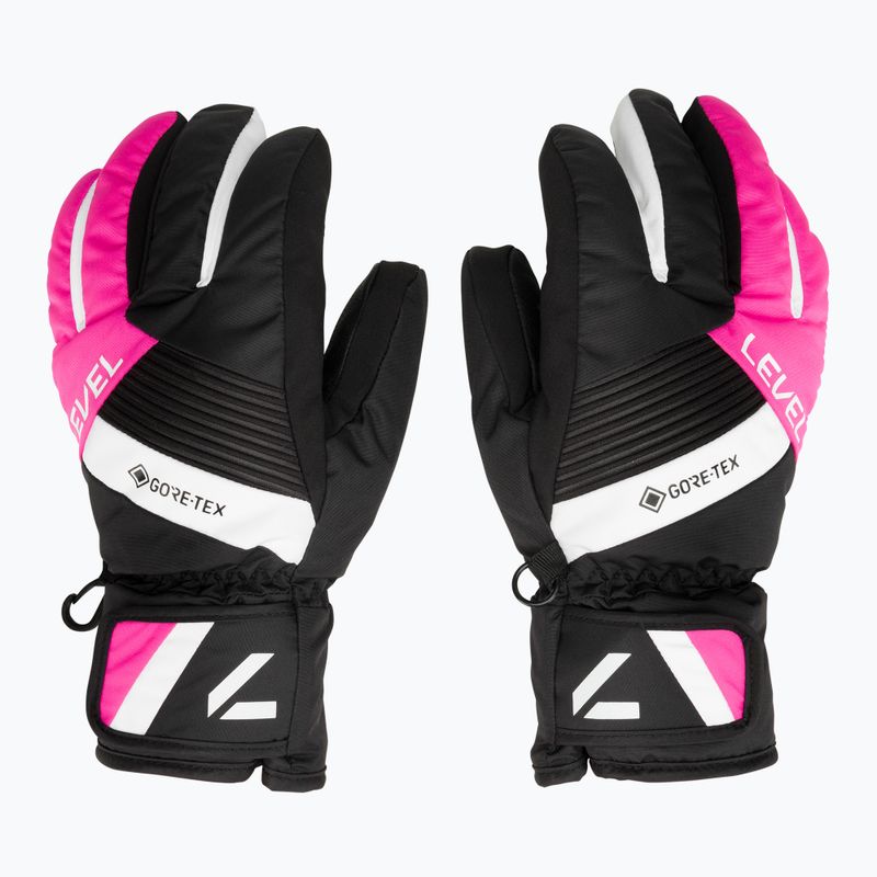 Rękawice narciarskie dziecięce Level Neo JR Gore-Tex fucsia 4