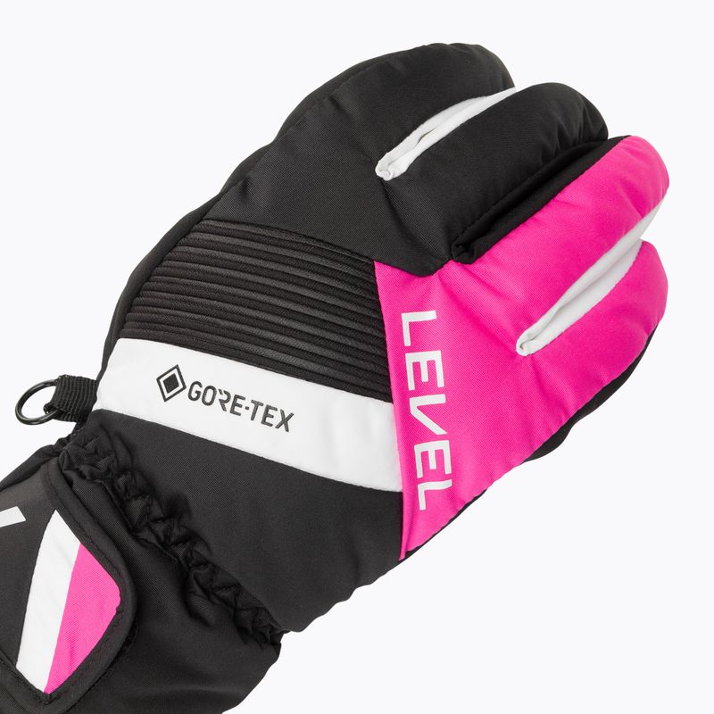 Rękawice narciarskie dziecięce Level Neo JR Gore-Tex fucsia 5