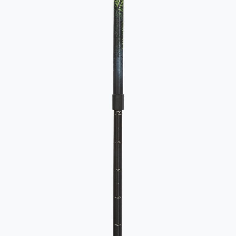 Kije trekkingowe Fizan Explorer lime/gray 4