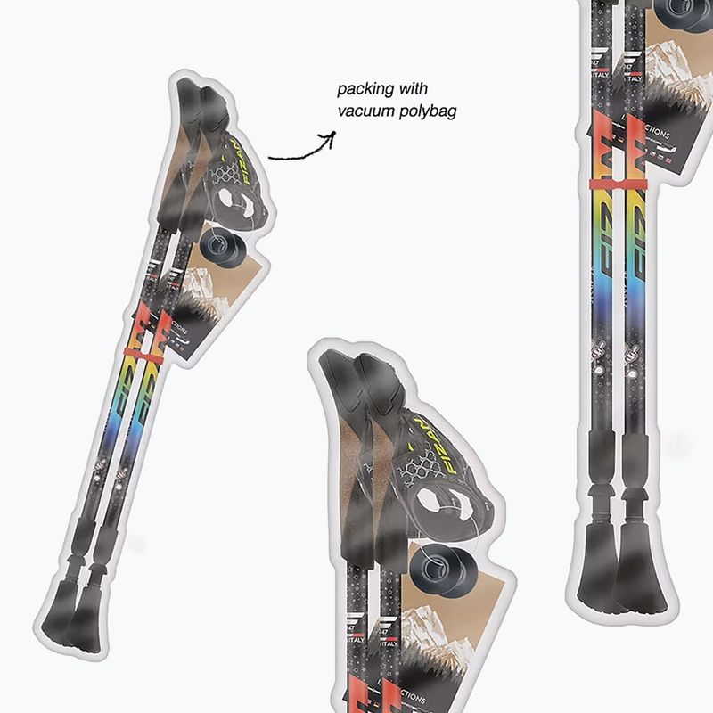 Kije nordic walking dziecięce Fizan Speed JR rainbow 10