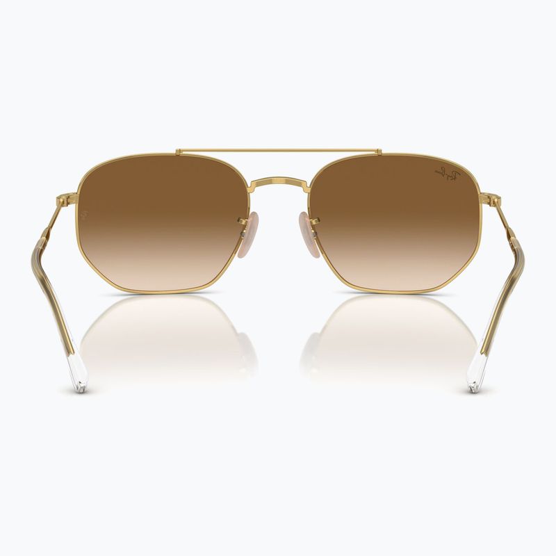 Okulary przeciwsłoneczne Ray-Ban RB3707 Polarized+ Lenses arista gold/brown 5