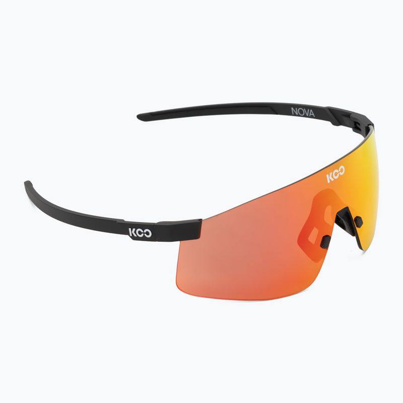 Okulary przeciwsłoneczne Koo Nova black matt/red mirror