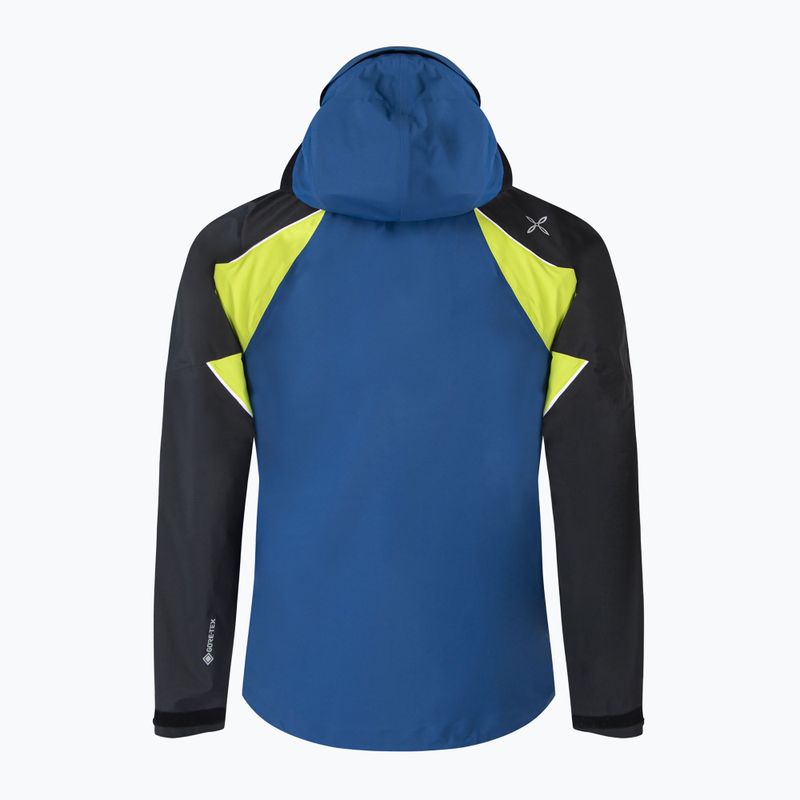 Kurtka przeciwdeszczowa męska Montura Tribute verde lime/deep blue 2