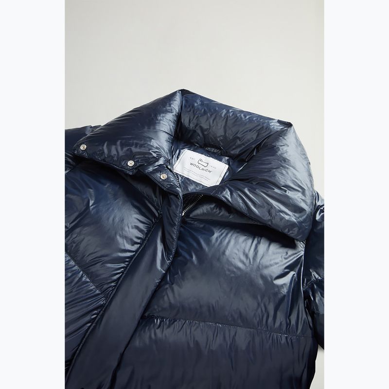 Kurtka damska Woolrich Aliquippa Puffer melton blue 5