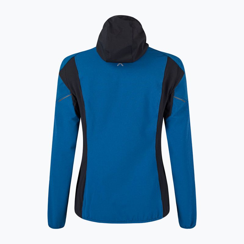 Kurtka przeciwwiatrowa damska Montura Premium Wind Hoody deep blue/giallo fluo 2