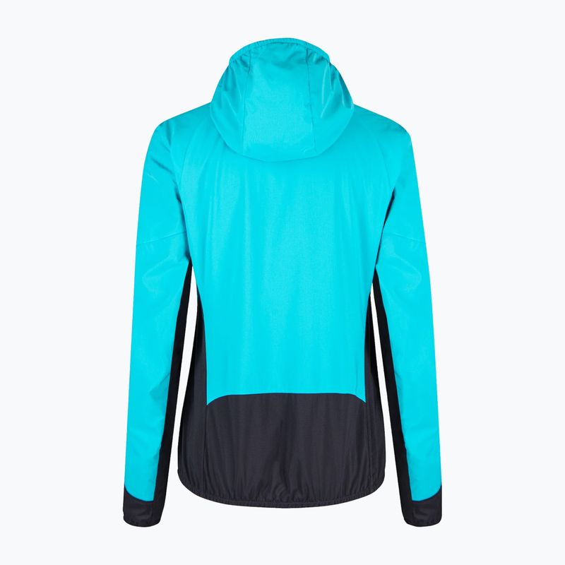 Kurtka przeciwwiatrowa damska Montura Rise Octa Hooded turquoise/antracite 8