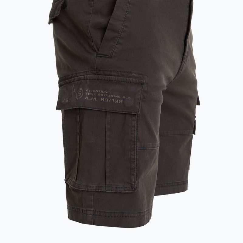 Spodenki męskie Aeronautica Militare Tasconato black washed 4