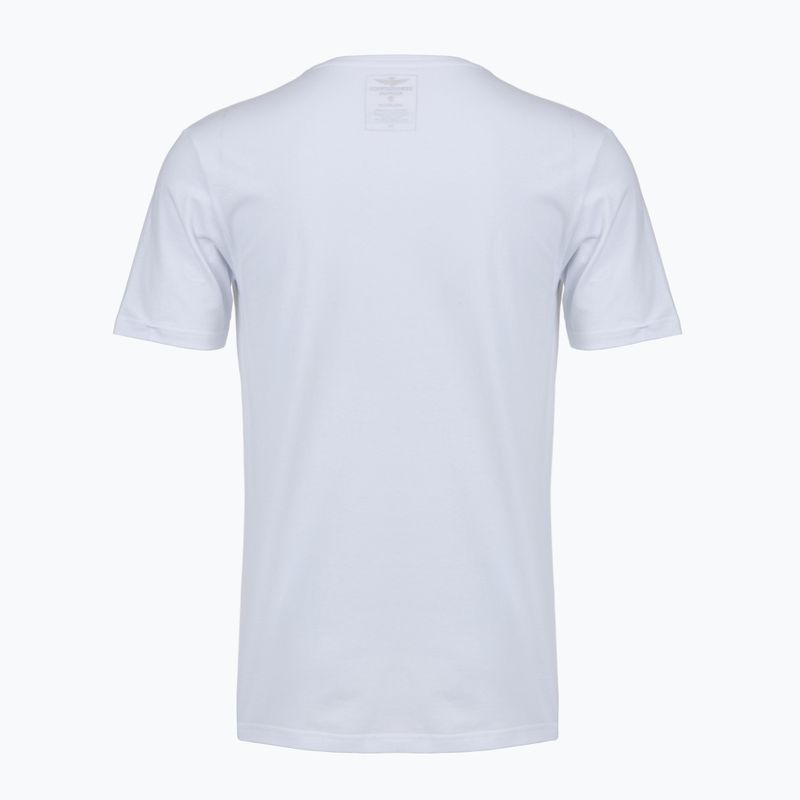 Koszulka męska Aeronautica Militare AM1UTI006 V-Neck white 2
