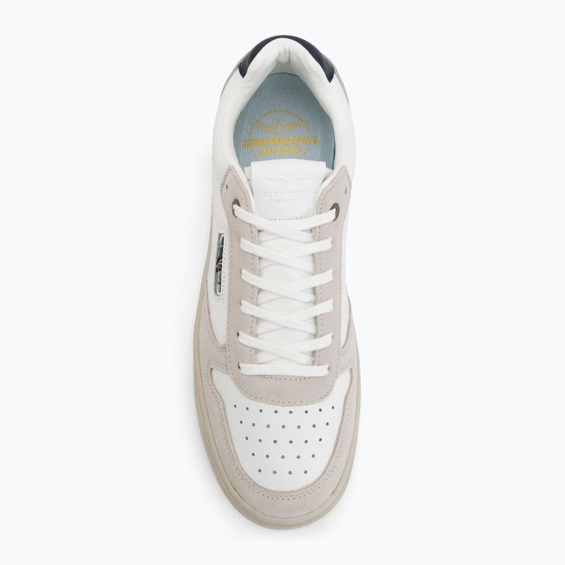 Buty męskie Aeronautica Militare SC0235UPL00244 off white 5