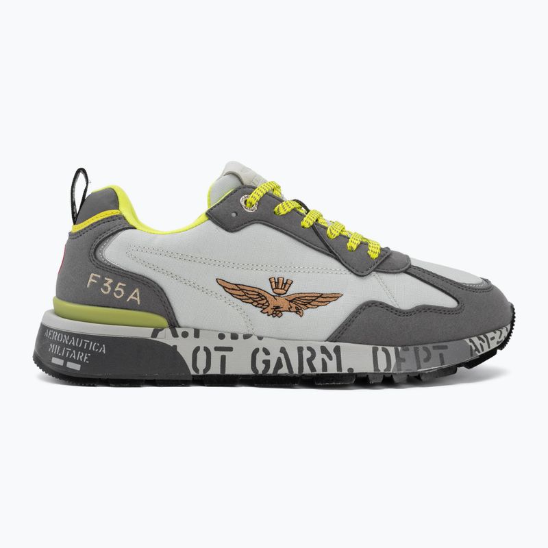 Buty męskie Aeronautica Militare SC0276UCT04327 nero/grigio 2