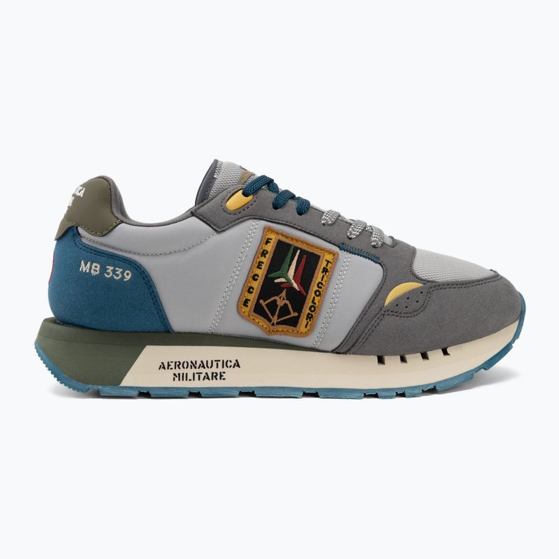 Buty męskie Aeronautica Militare SC0292UCT03331 avio/grigio 2