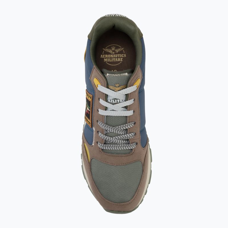 Buty męskie Aeronautica Militare SC0292UCT03331 avio/cammello/grigio medio/salvia 5