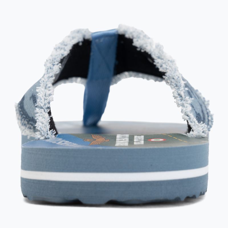 Japonki męskie Aeronautica Militare SC0310UCT03593 camouflage blu 6