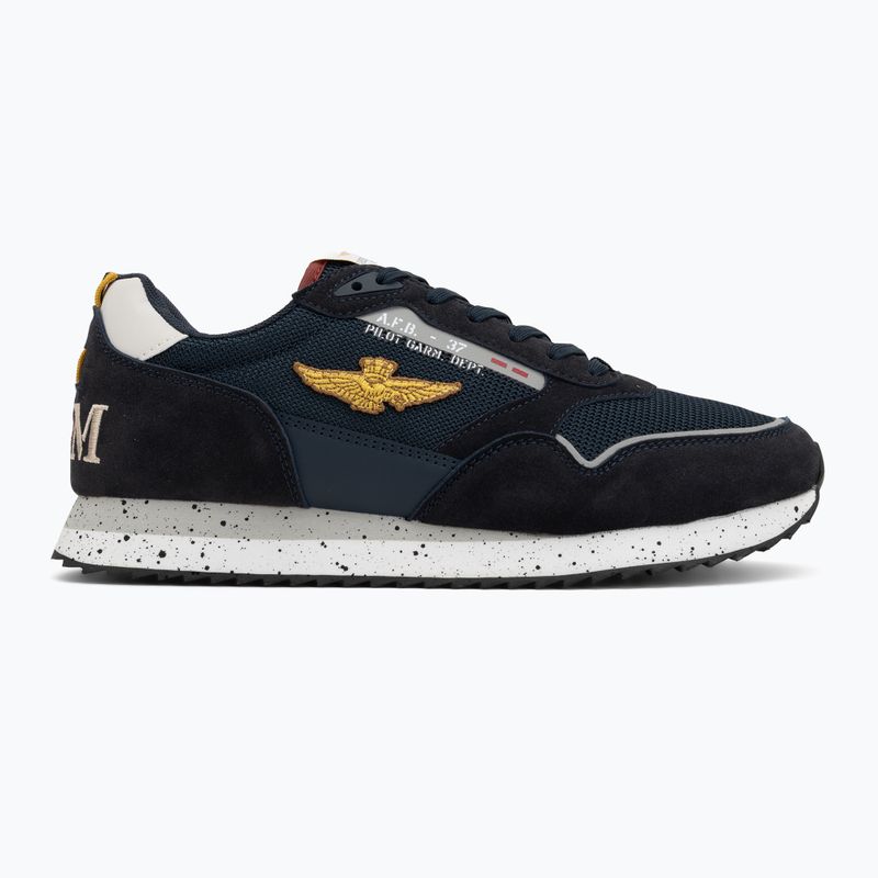 Buty męskie Aeronautica Militare SC0288UCT03545 blu navy 2