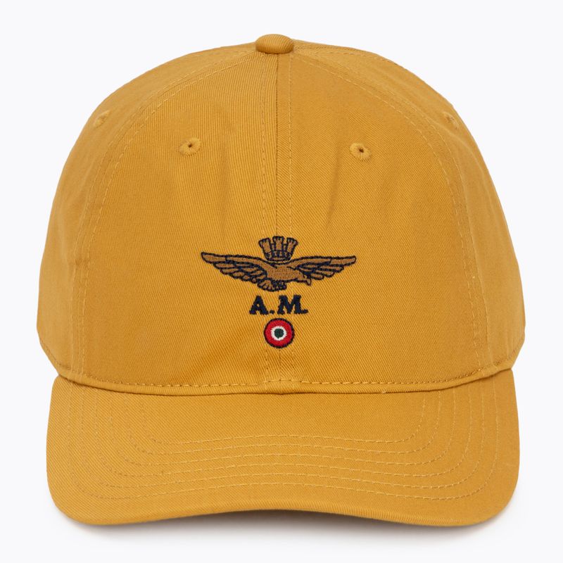 Czapka z daszkiem męska Aeronautica Militare HA1246UCT02 mustard yellow 2