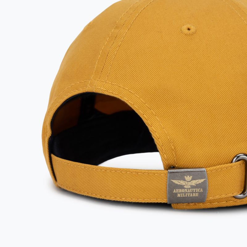 Czapka z daszkiem męska Aeronautica Militare HA1246UCT02 mustard yellow 4