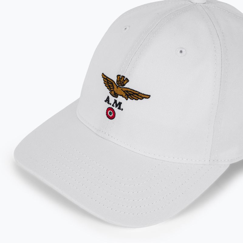Czapka z daszkiem męska Aeronautica Militare HA1246UCT02 off white 3