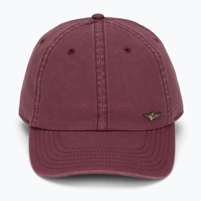 Czapka z daszkiem męska Aeronautica Militare HA1244UCT02476 maroon 2