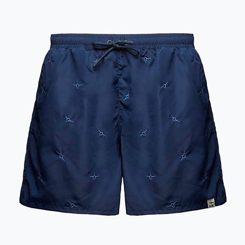 Szorty kąpielowe męskie Aeronautica Militare BW0232UCT04317 blu navy 5