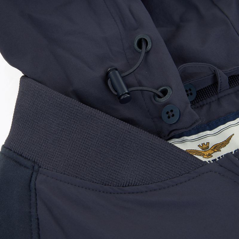 Kurtka męska Aeronautica Militare AF0519UCT04291 Hoodie blu navy 5