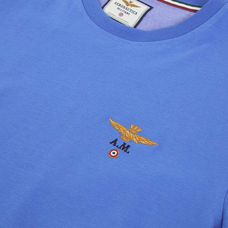 Koszulka męska Aeronautica Militare TS1580UJ00372 sonic blue 3