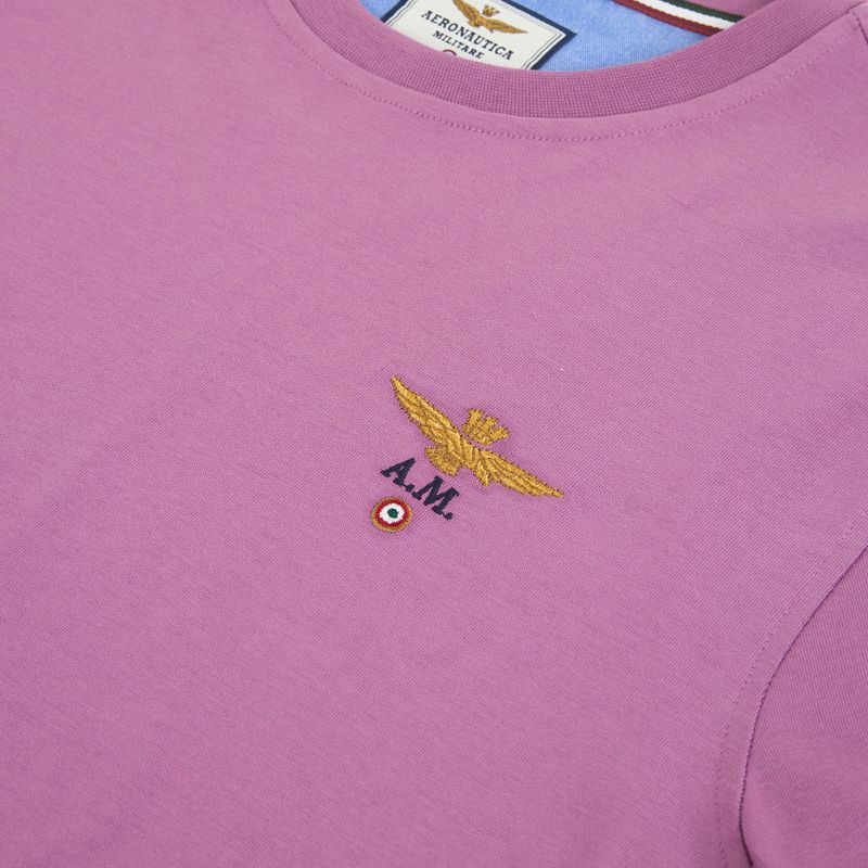 Koszulka męska Aeronautica Militare TS1580UJ00372 grape purple 3