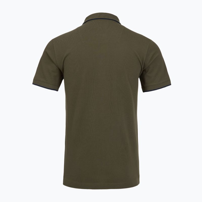 Koszulka polo męska Aeronautica Militare 262PO1308UP00082 Polo verde scuro 2