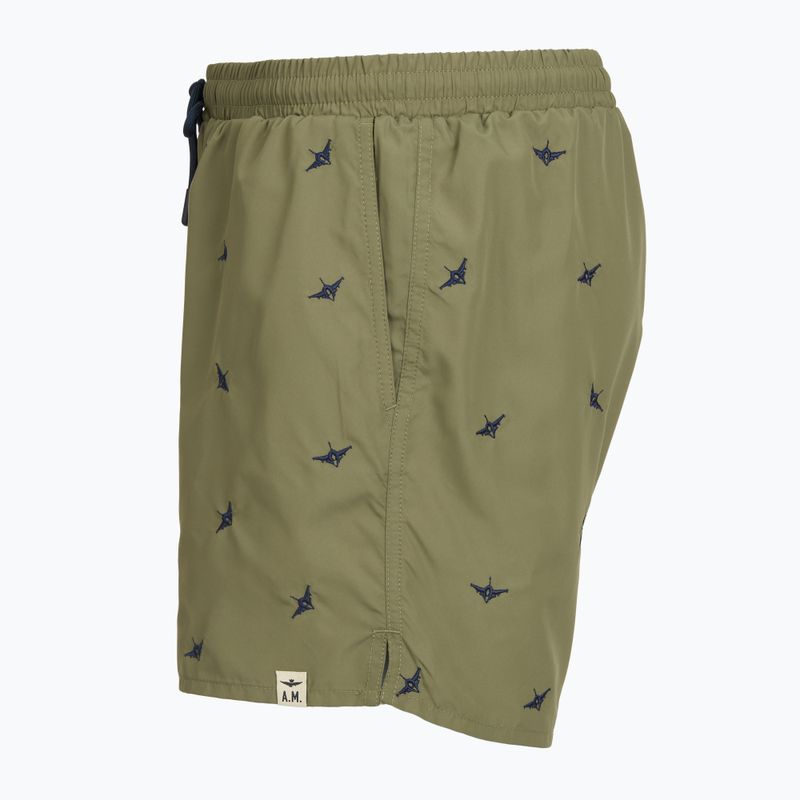 Szorty kąpielowe męskie Aeronautica Militare BW0232UCT04317 lichen green 4