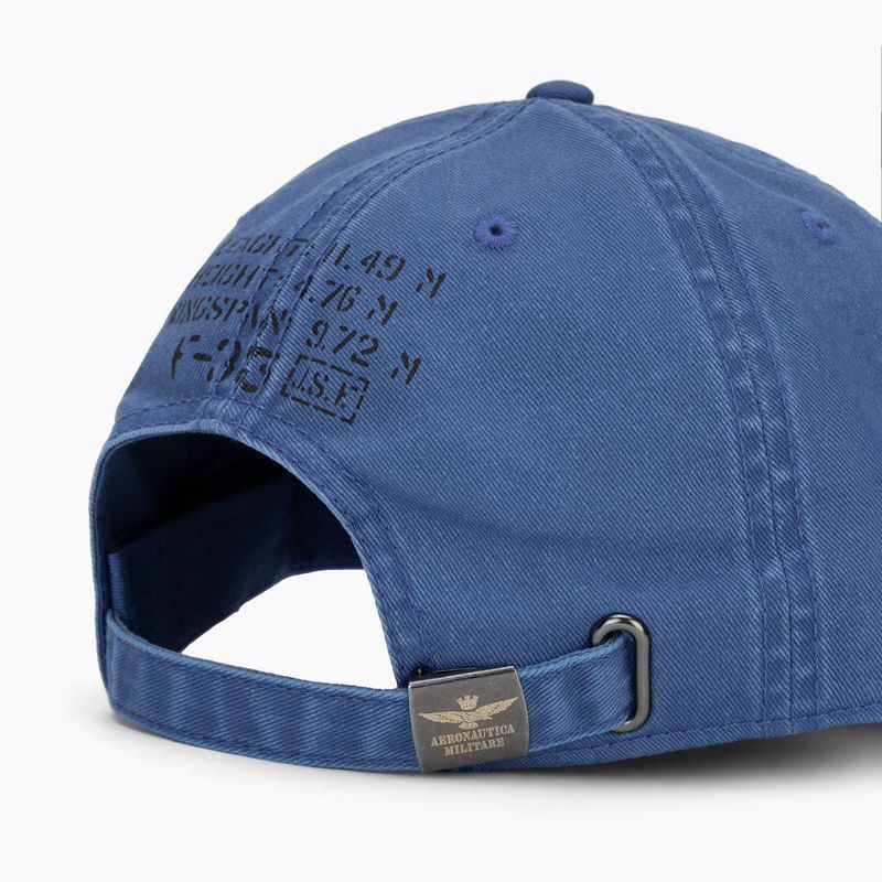 Czapka z daszkiem męska Aeronautica Militare HA1252UCT02476 high tide blue 4