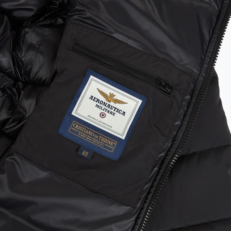 Kurtka zimowa męska Kurtka Aeronautica Militare 262AB3074UCT04358 jet black 5