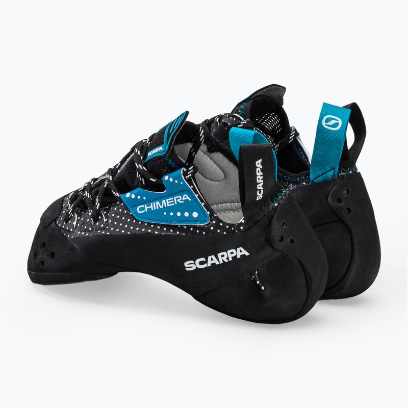 Buty wspinaczkowe SCARPA Chimera black/white/azure 3