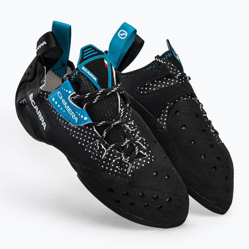 Buty wspinaczkowe SCARPA Chimera black/white/azure 5