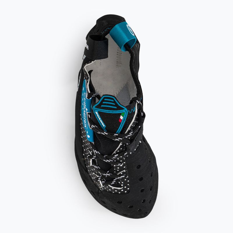 Buty wspinaczkowe SCARPA Chimera black/white/azure 6