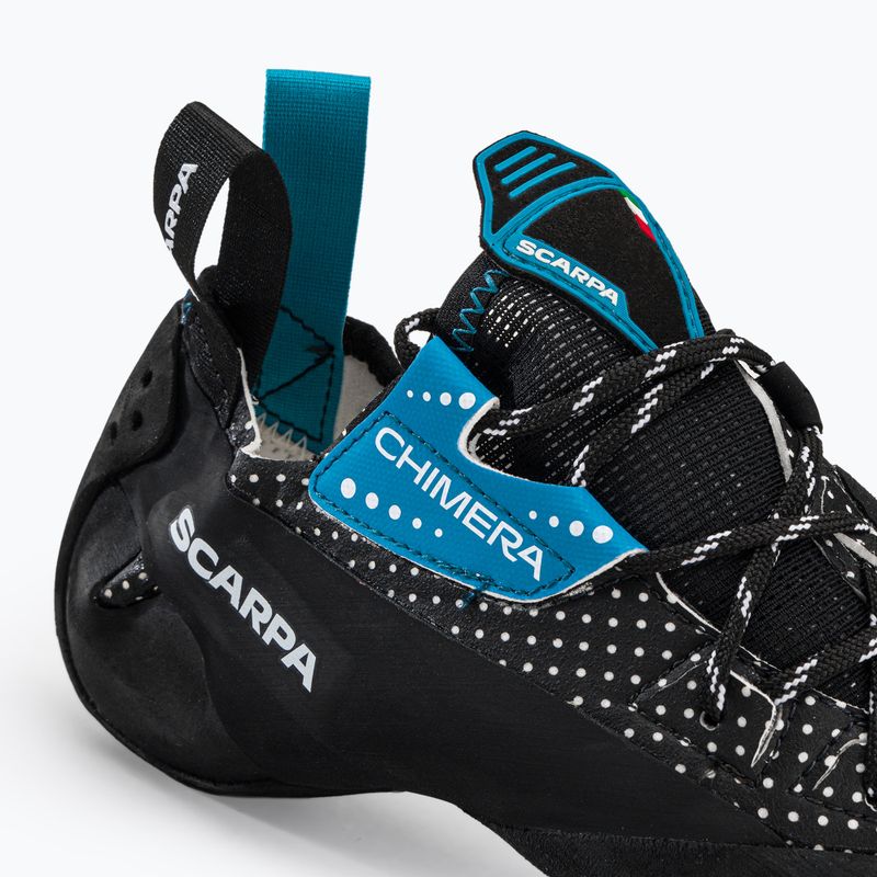 Buty wspinaczkowe SCARPA Chimera black/white/azure 7