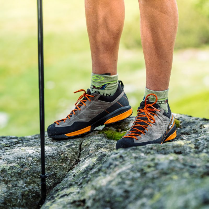 Buty podejściowe męskie SCARPA Mescalito titanium/mango 8