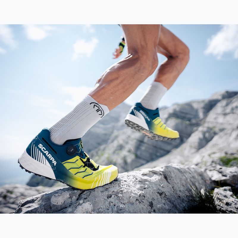 Buty do biegania męskie SCARPA Ribelle Run Kalibra HT lime green/deep lagun 9