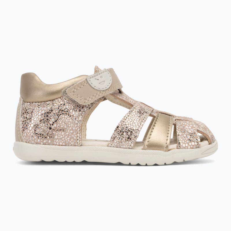 Sandały dziecięce Geox Macchia white/gold 2