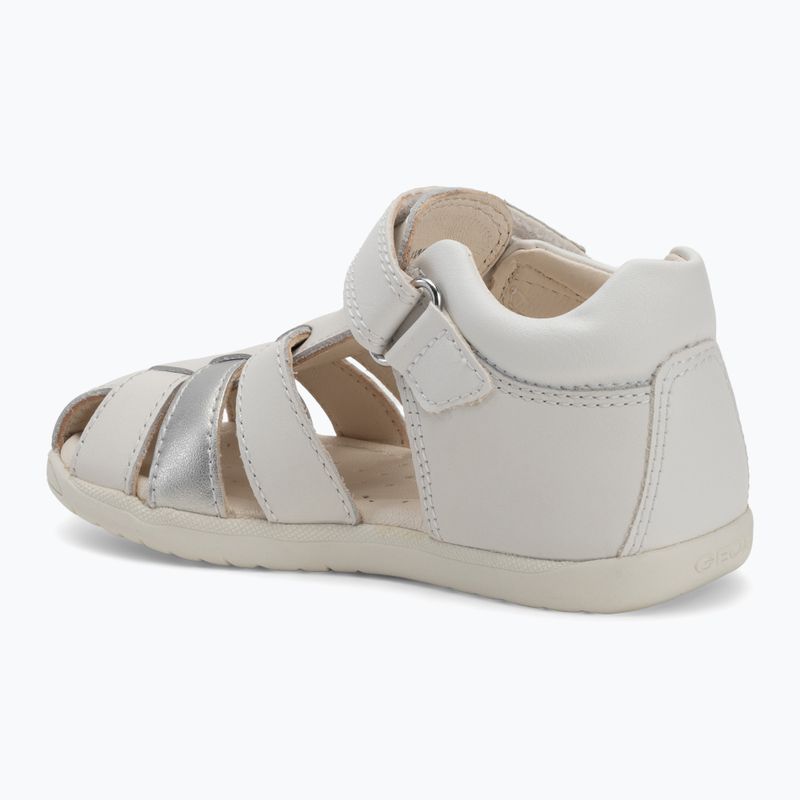 Sandały dziecięce Geox Macchia white 3