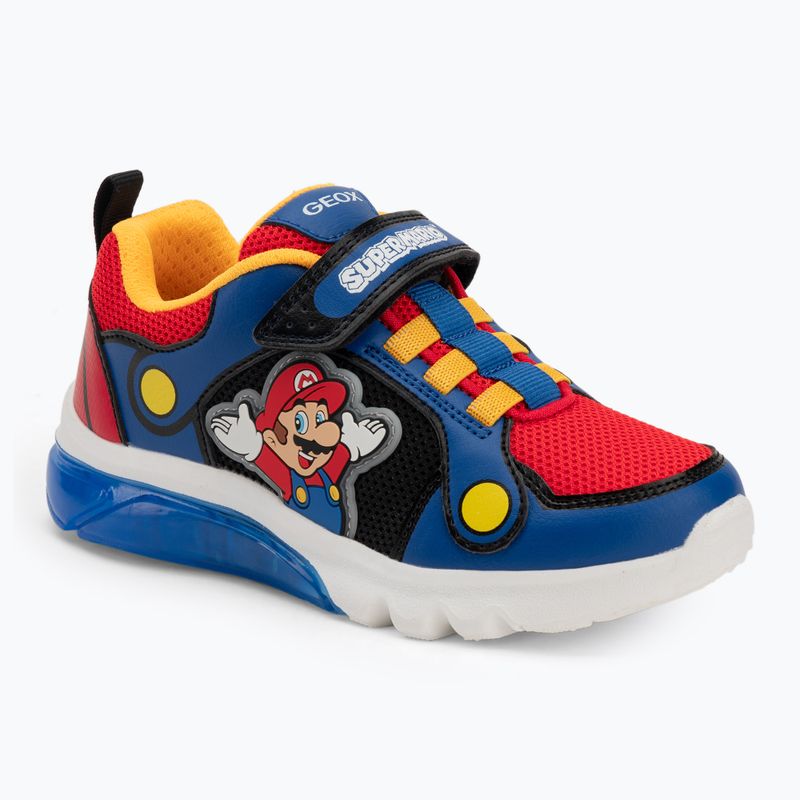 Buty dziecięce Geox Ciberdron royal/red