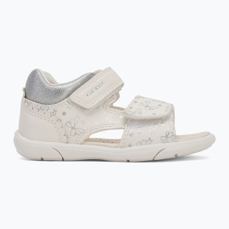 Sandały dziecięce Geox Zapito white/silver 2