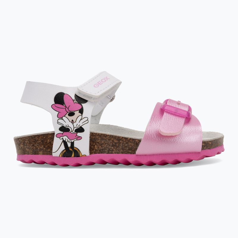 Sandały dziecięce Geox Chalki white/pink 2