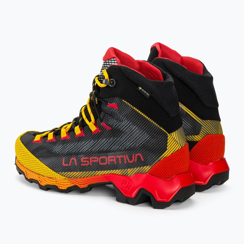 Buty trekkingowe męskie La Sportiva Aequilibrium Hike GTX S24 carbon/ yellow 3