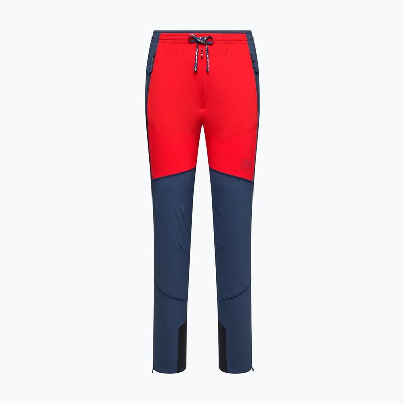 Spodnie trekkingowe męskie La Sportiva Aequilibrium mountain red/night sky 3