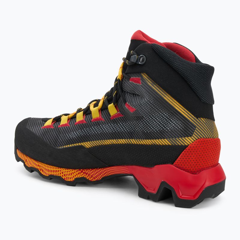 Buty trekkingowe męskie La Sportiva Aequilibrium Hike GTX carbon/yellow 3