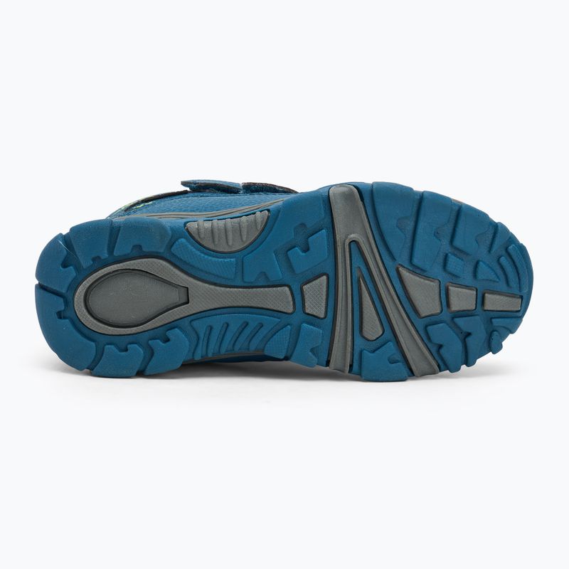 Śniegowce dziecięce CMP Pyry Snowboots petrol/yellow fluo 4