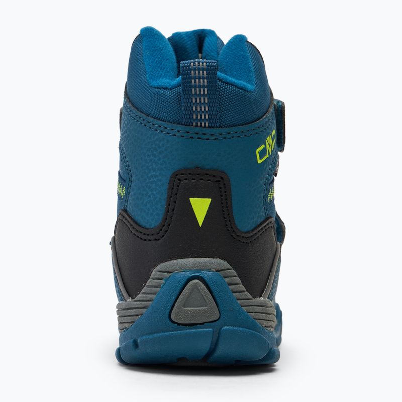 Śniegowce dziecięce CMP Pyry Snowboots petrol/yellow fluo 6